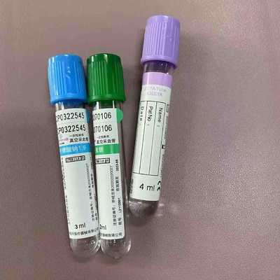 Blaues Spitzen- Natriumcitrat-Rohr-Plasma Glas- Plastik-1.8ml - 8ml