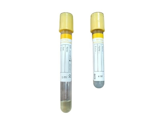 Gelbes Spitzen-SST-Gel-Klumpen-Aktivator-Rohr für Blut-Sammlung 10ml
