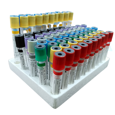 ESR-Vakuum-Blutentnahme-Teströhrchen Einwegglas PET EDTA Plain Gel Heparin