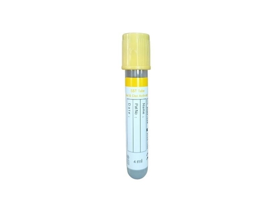 Krankenhaus-Plastikglas-SST-Röhrchen Medizinisches Serum, das Gelgerinnsel-Blutentnahme trennt