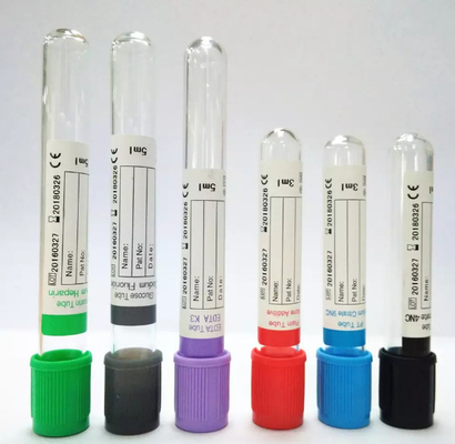 Steriles Vakuum-Blutentnahme-Rohr für Plasma-Proben Volumen 1-10 ml aus Einweg-Medizinprodukten