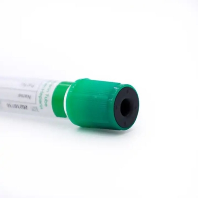 1-10 ml PET Einweg-Vakuum-Blutentnahme Lithium-Heparin-Röhre Grün Top Medizinische Verbrauchsmaterialien