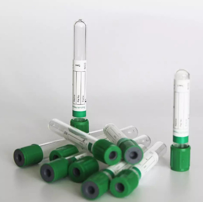 Maßgeschneiderte Größe Vakuum-Blutentnahme-Röhre für Routine-Chemie-Tests Lithium-Heparin-Röhre